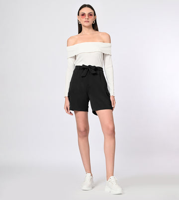 Modal Bow Shorts