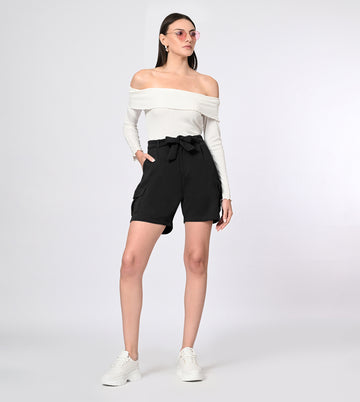 Modal Bow Shorts