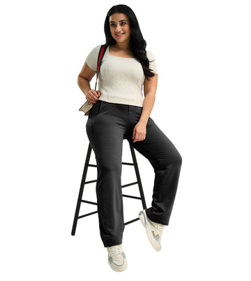 Modal Fleece Straight Fit Smart Casual Track Pants - Marvel