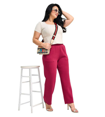 Modal Smart Casual Comfort Pants - Marvel