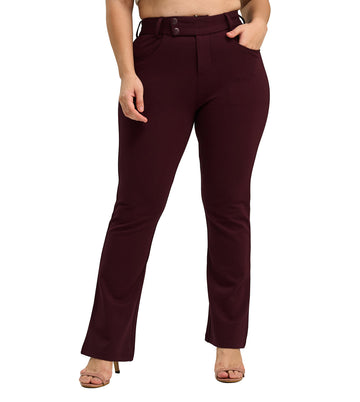 Ponty Roma Straight Fit Comfort Pants - Marvel