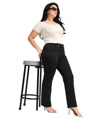 Ponty Roma Straight Fit Comfort Pants - Marvel