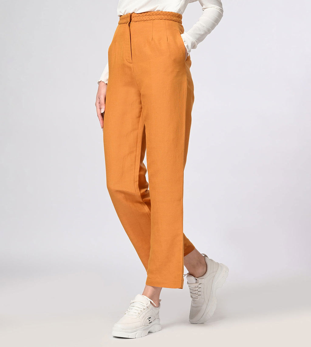 Cotton Linen Blend Summer Pants - Marvel
