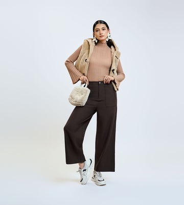 Cotten Blend Casual Pants