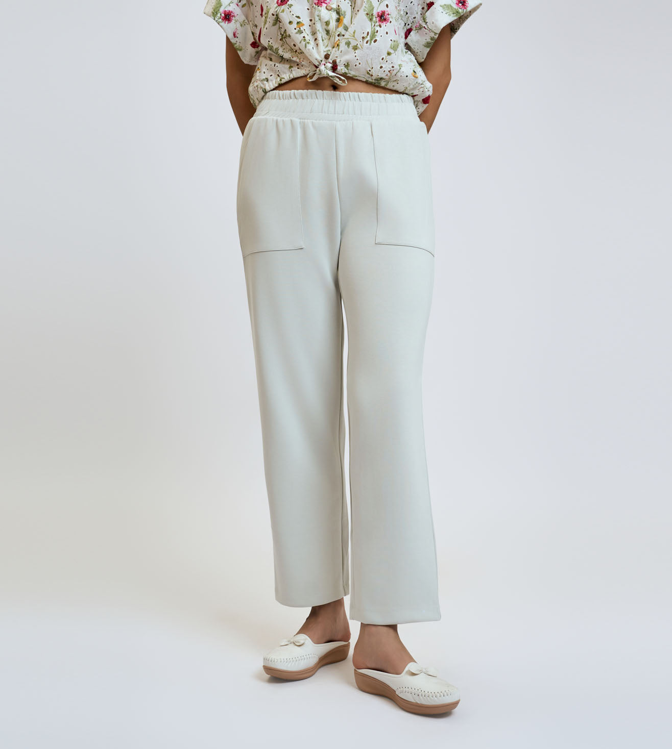Off-White Modal Straight-Fit Lounge Pants