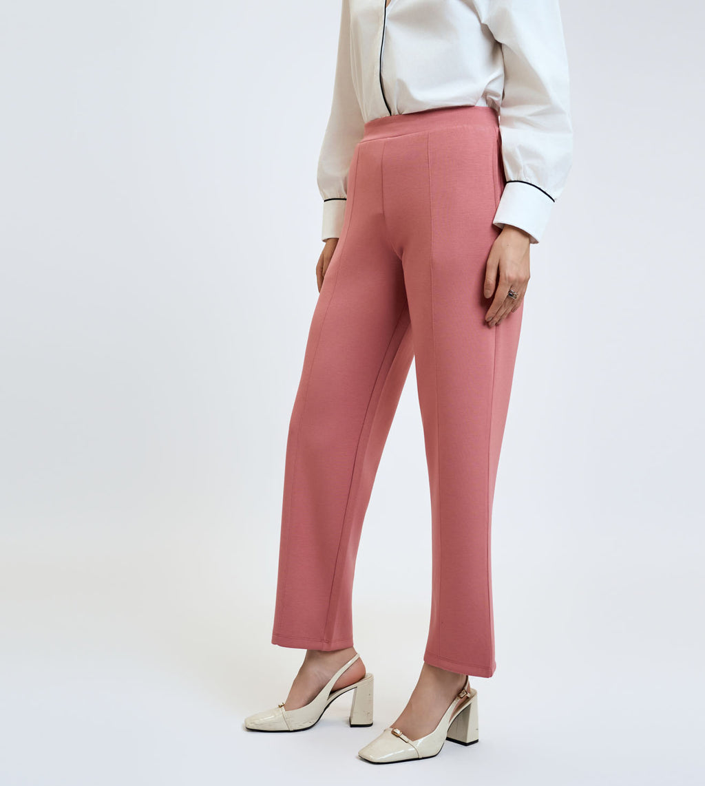 Rose Modal Straight Pants