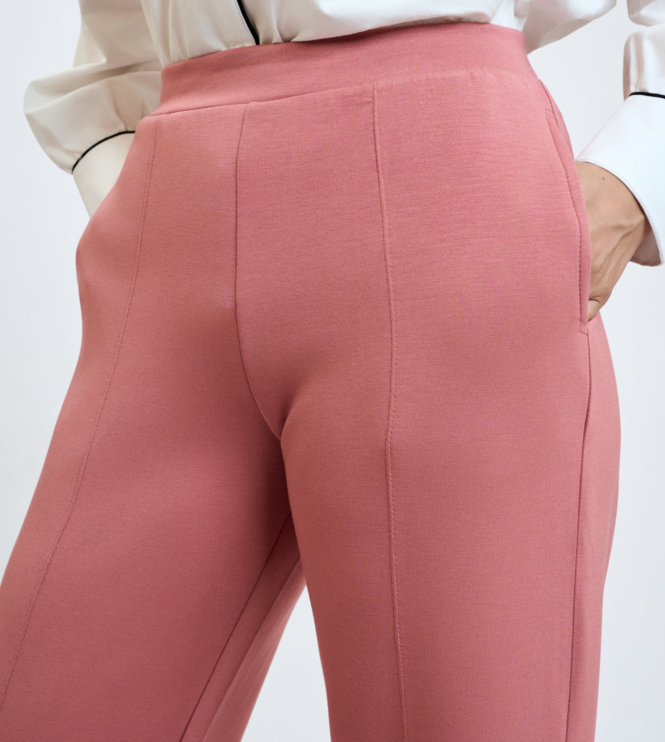Rose Modal Straight Pants
