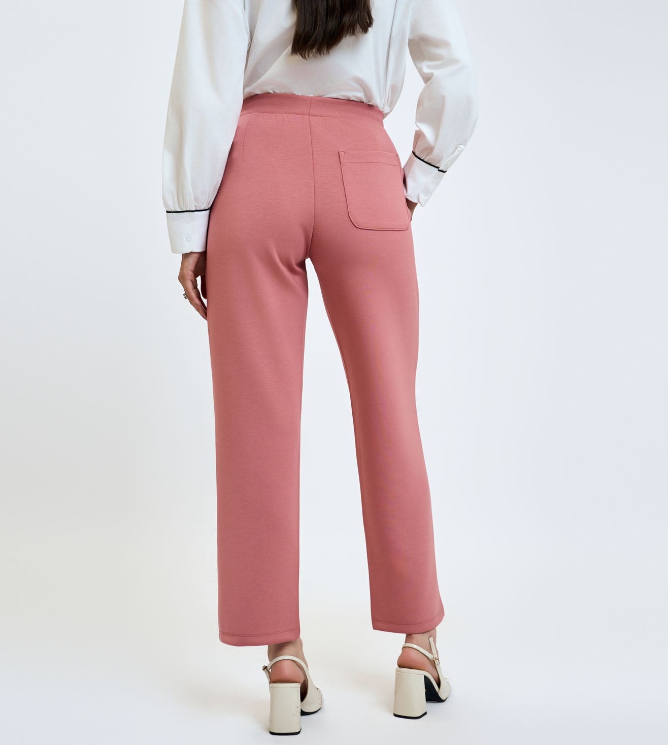 Rose Modal Straight Pants