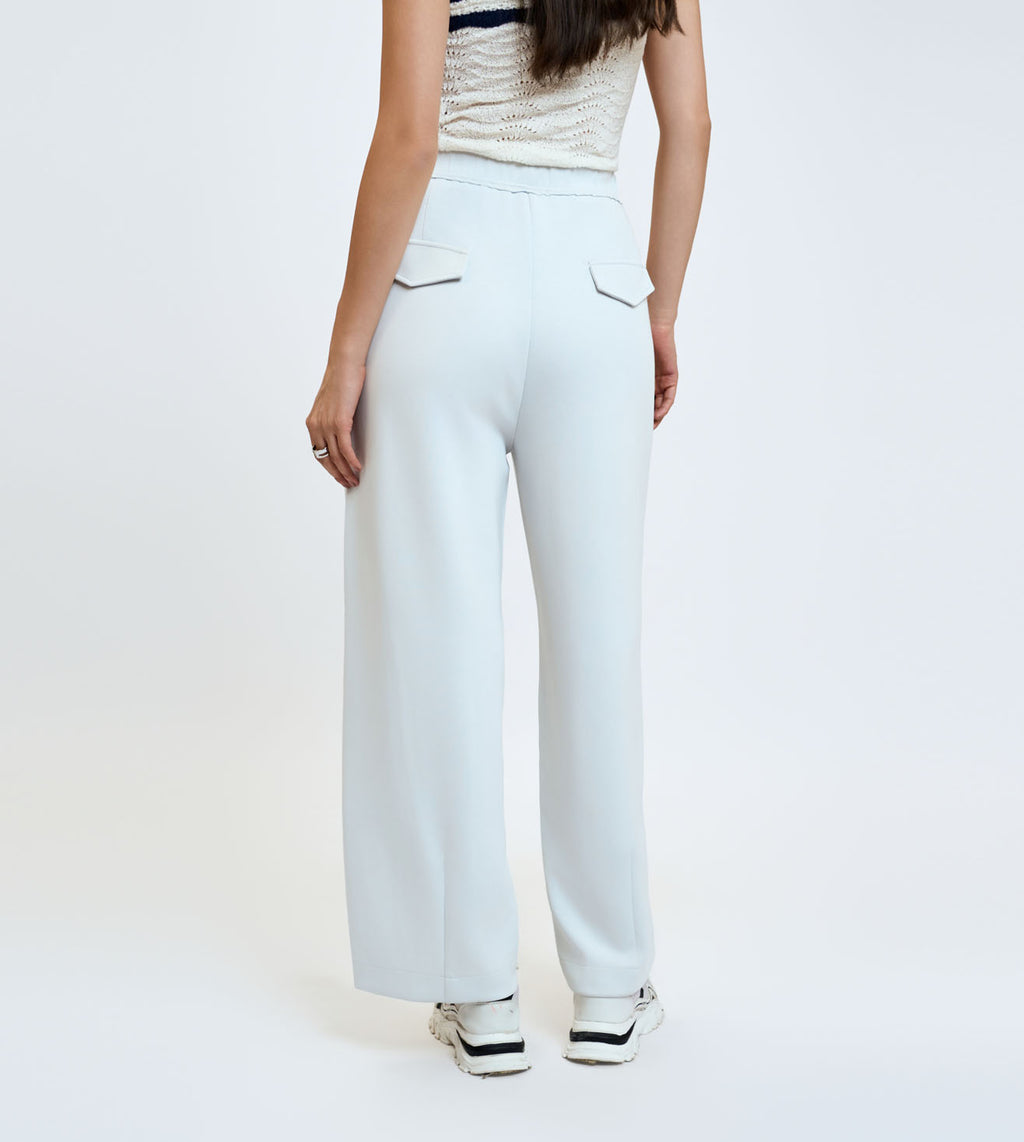 Off White Relaxed Drawstring Pants