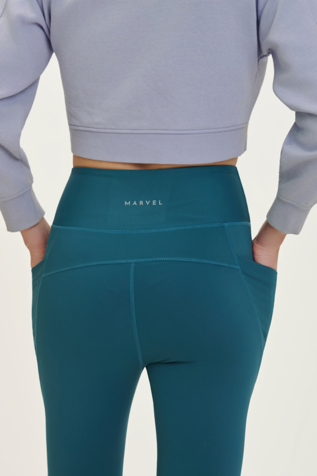 Nylon Spandex Flared Active Pants