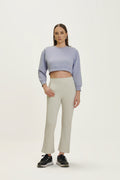Bone Modal Blend Flared Comfort Pants