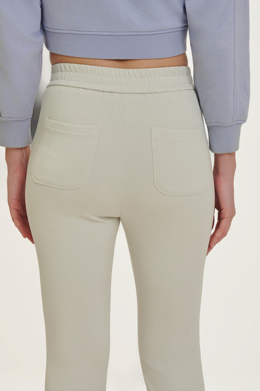 Bone Modal Blend Flared Comfort Pants