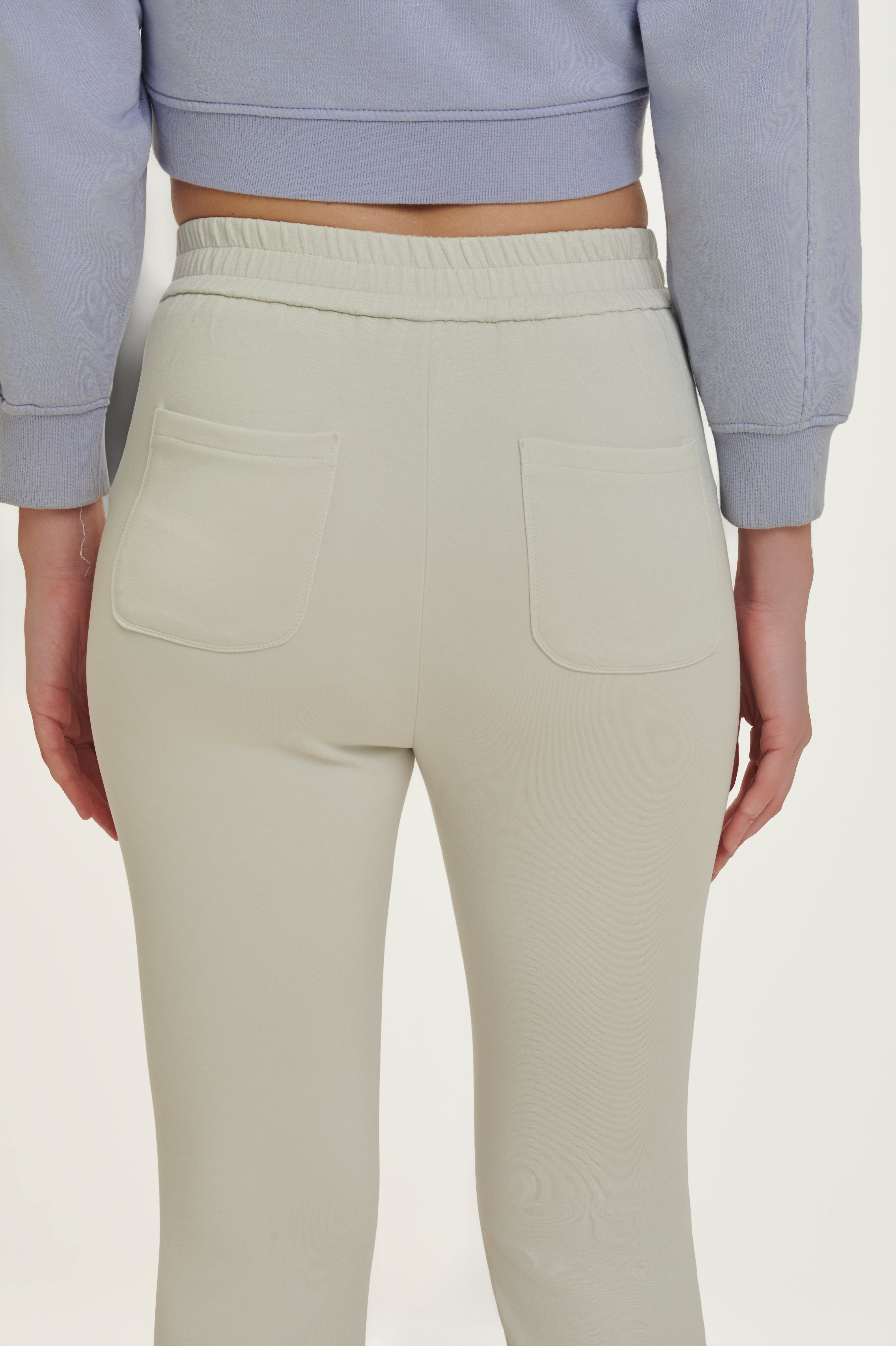 Bone Modal Blend Flared Comfort Pants