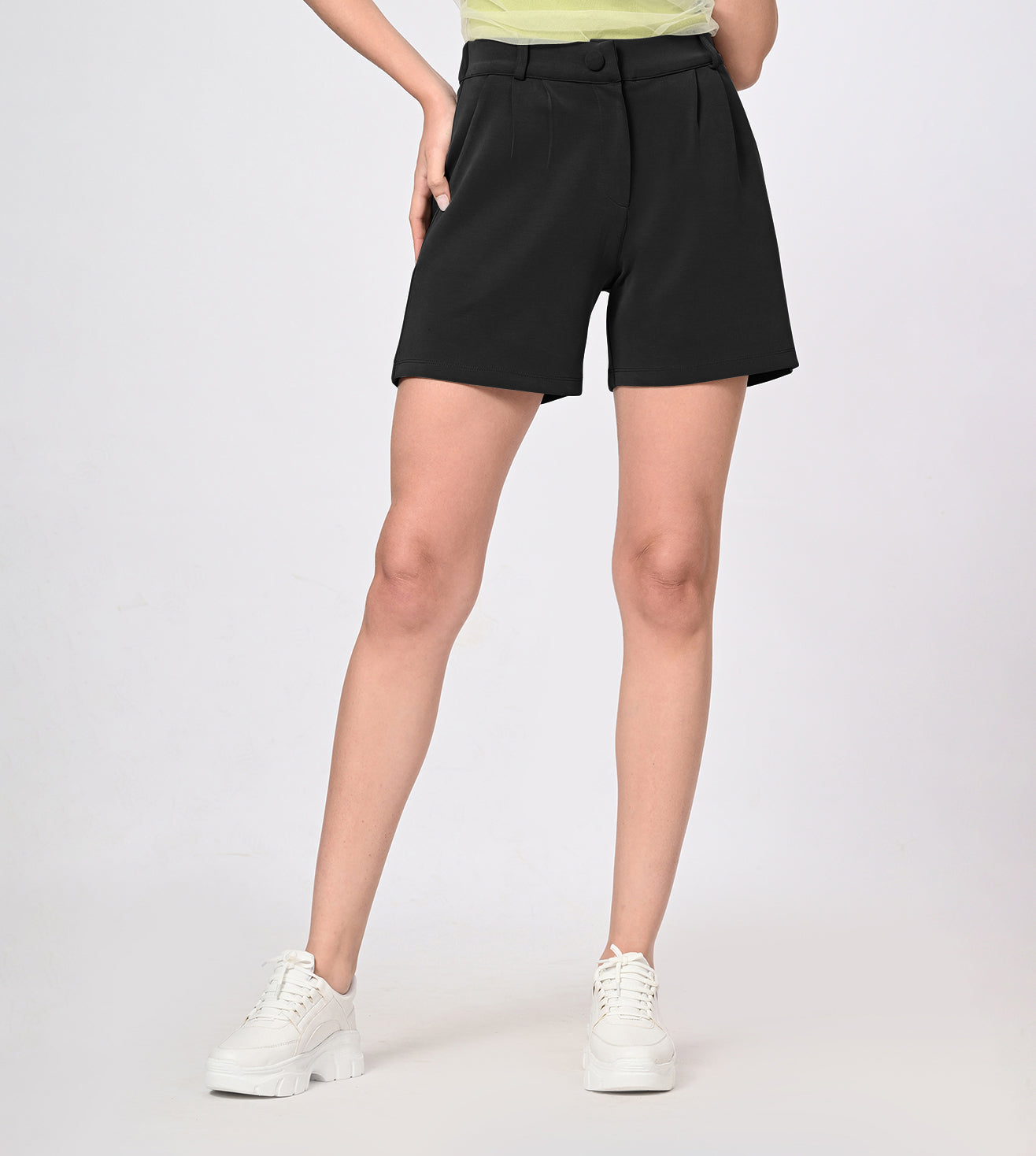 Modal Black Shorts