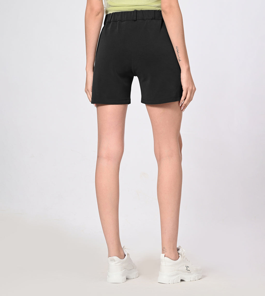 Modal Black Shorts