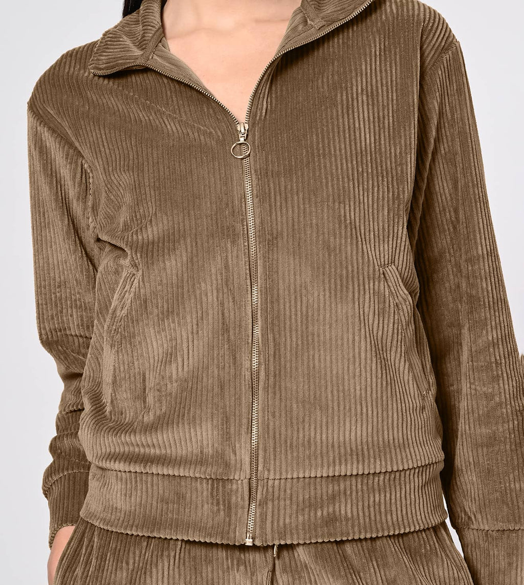 Corduroy Khaki Co-ord Set