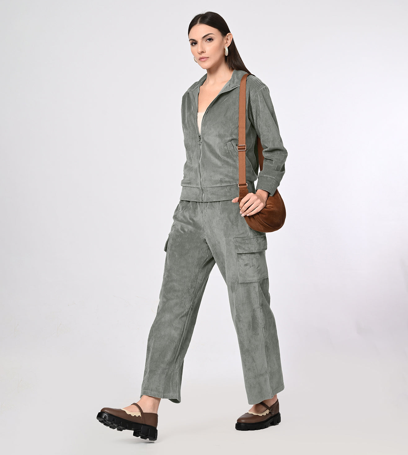 Corduroy Stone Co-ord Set