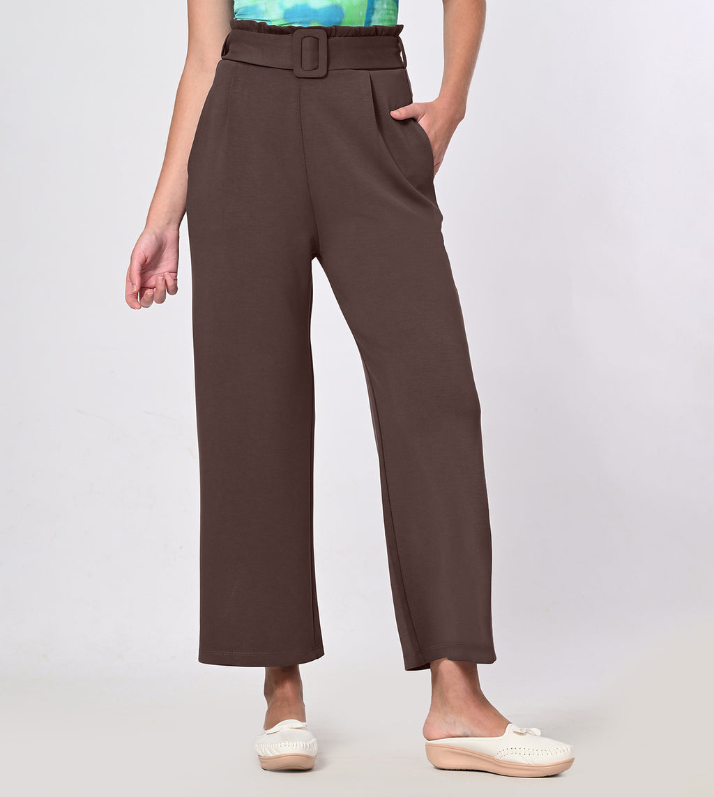 D.Oxide Modal High-Rise Wide Leg Pants