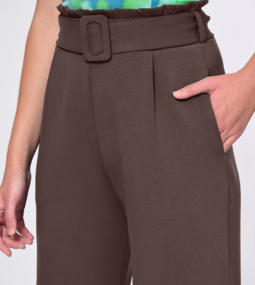D.Oxide Modal High-Rise Wide Leg Pants