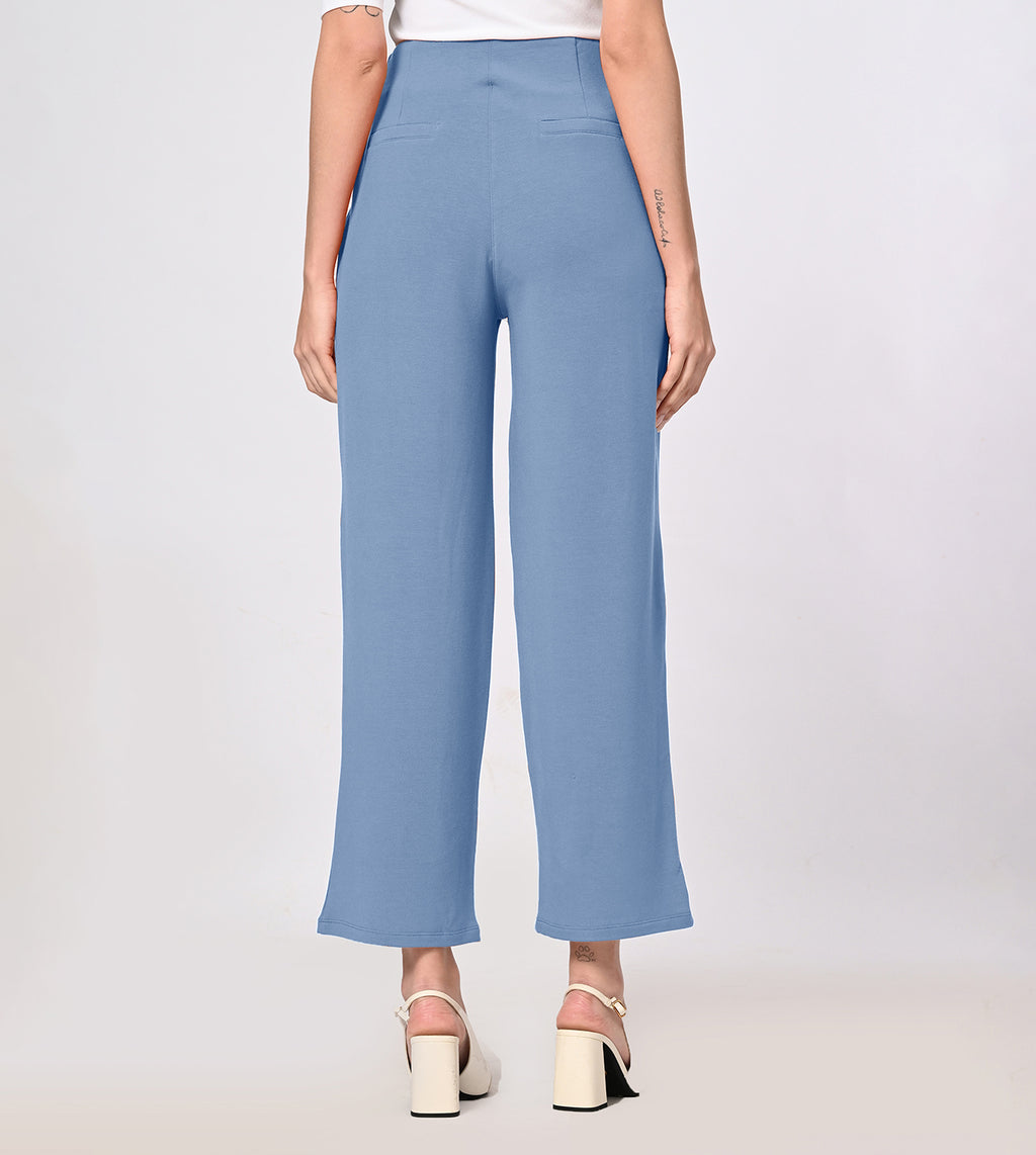 Modal Fleece Peach Blue Comfort Pants