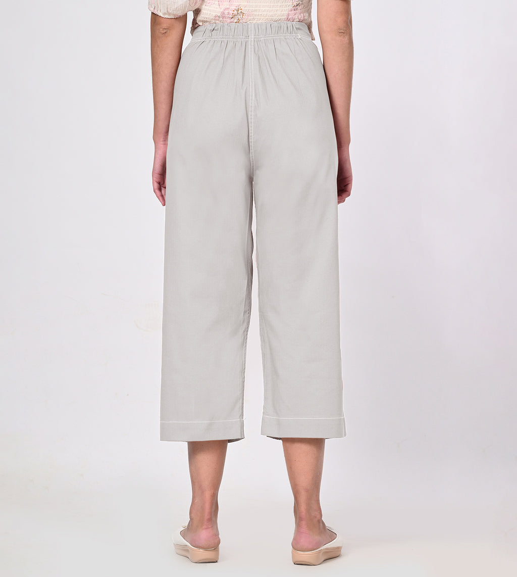 Rayon Stone Wide Leg Culottes