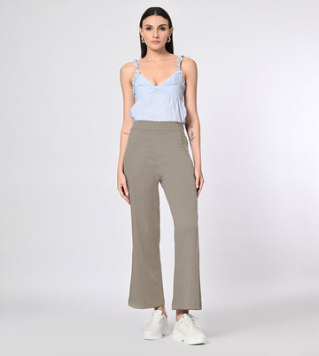 Polyester Spandex Stone Casual Pants