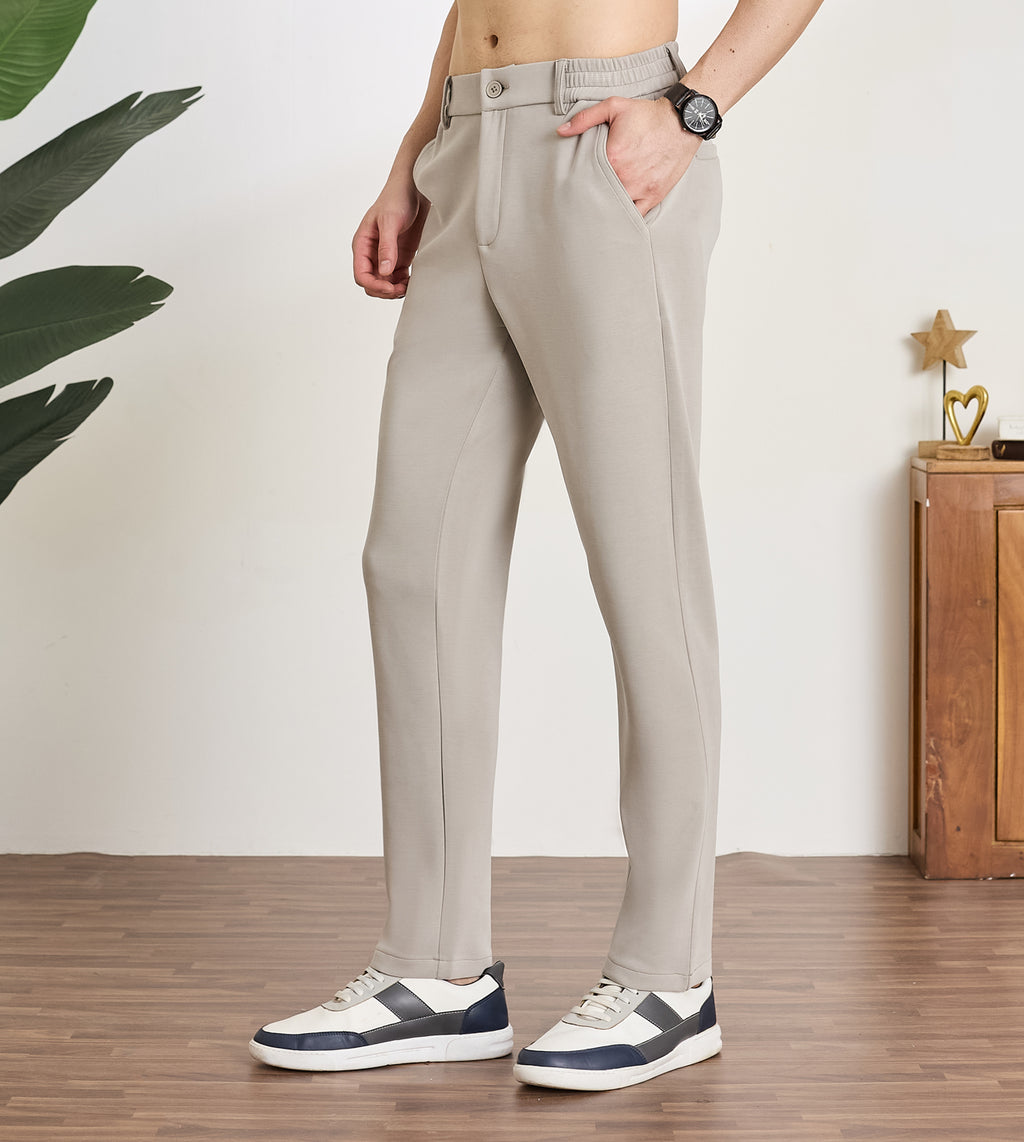 Riven Stone Modal Stretch Formal Trousers