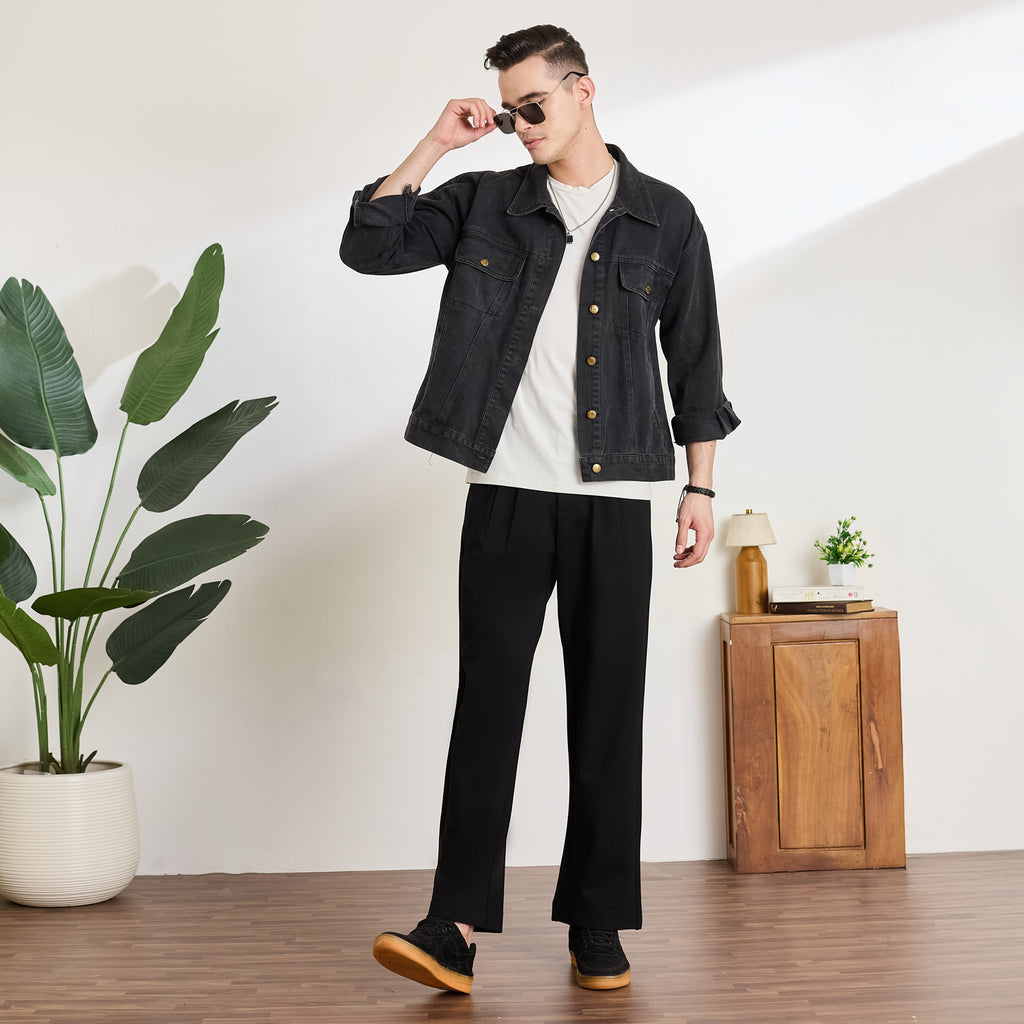 Black Ponty Roma Pleated Pants