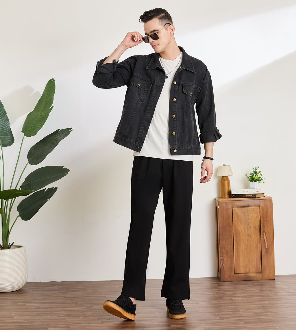 Black Ponty Roma Pleated Pants