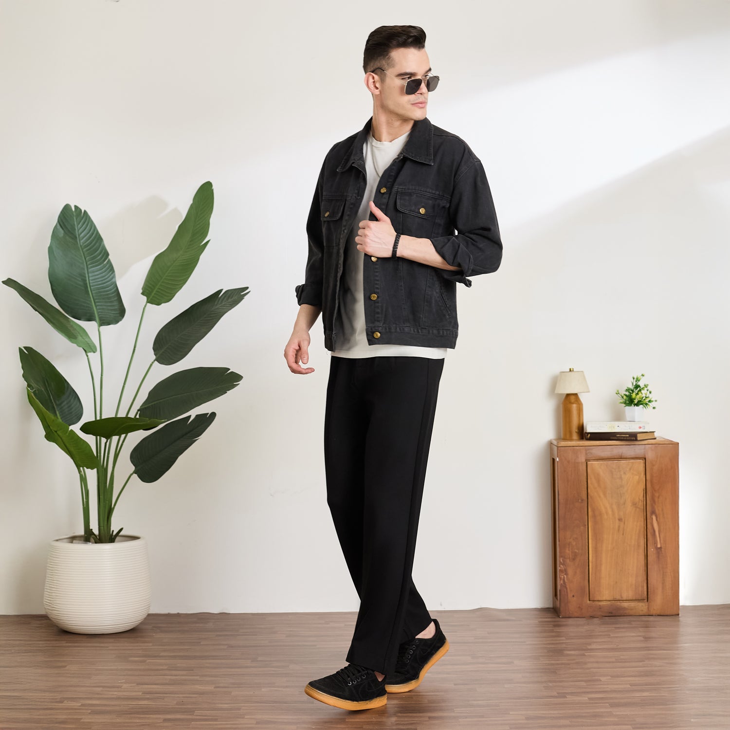 Black Ponty Roma Pleated Pants
