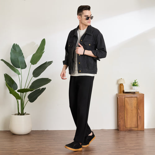Black Ponty Roma Pleated Pants