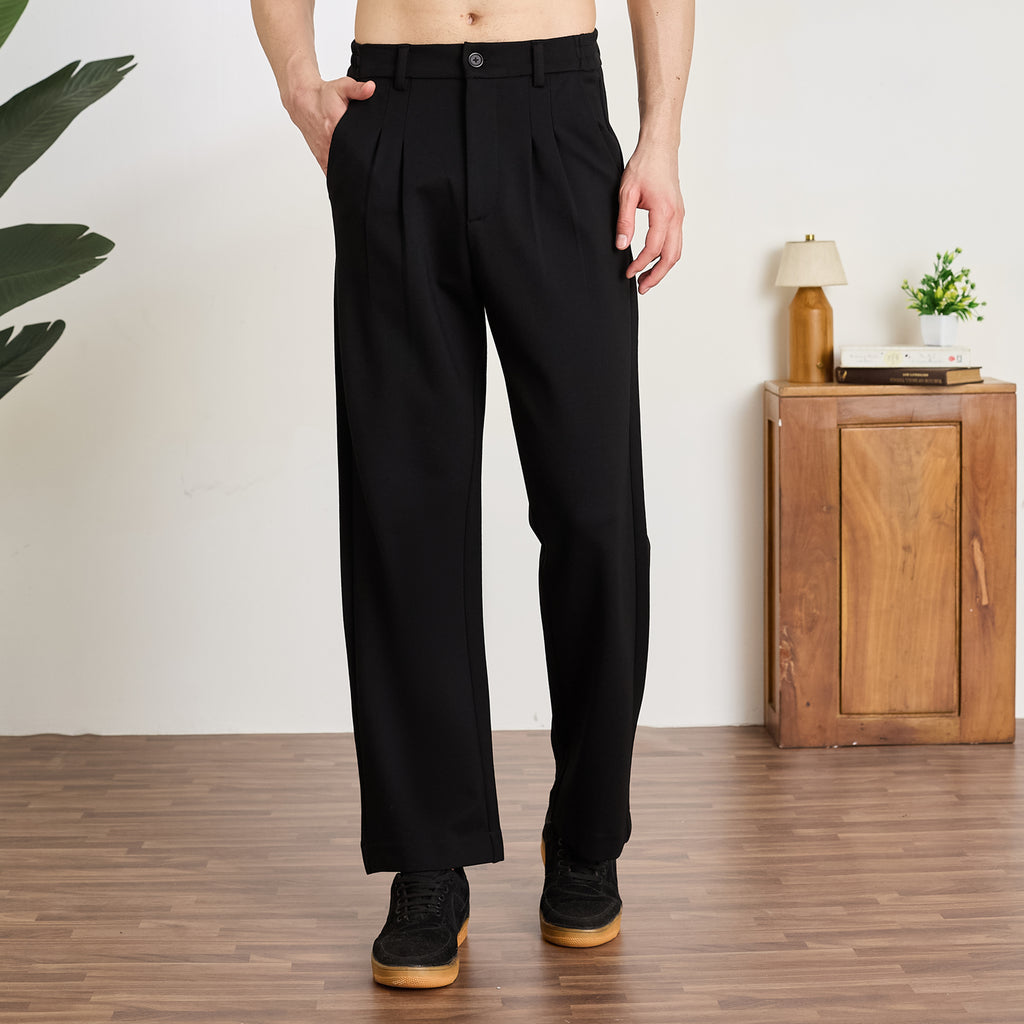Black Ponty Roma Pleated Pants