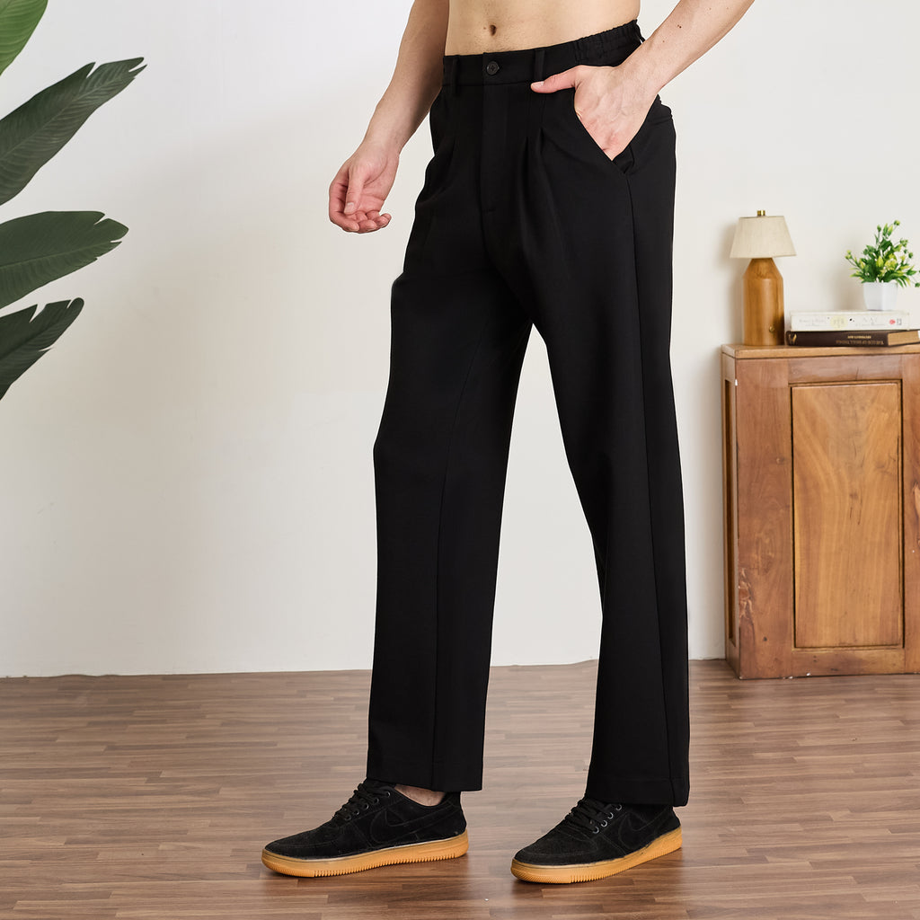 Black Ponty Roma Pleated Pants