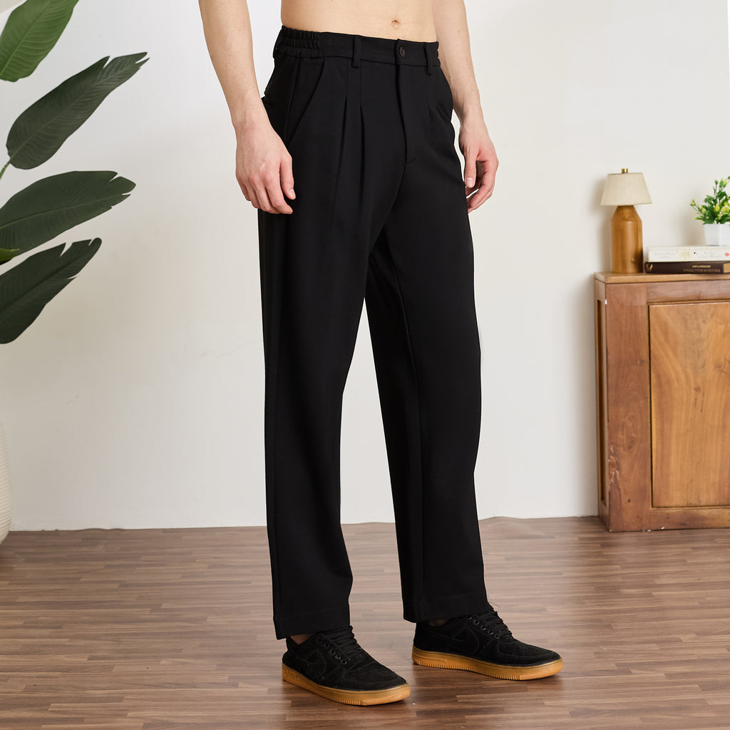 Black Ponty Roma Pleated Pants