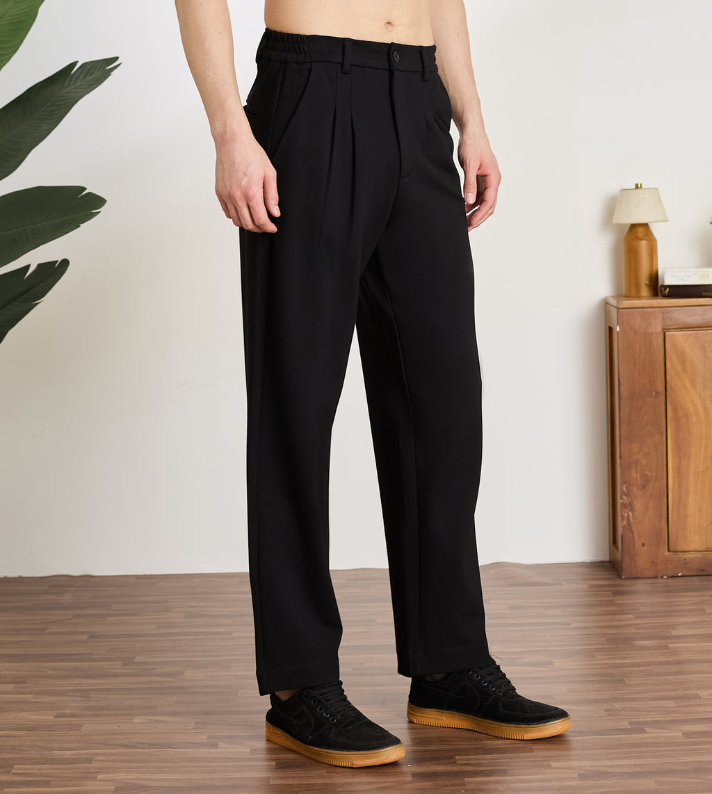 Black Ponty Roma Pleated Pants