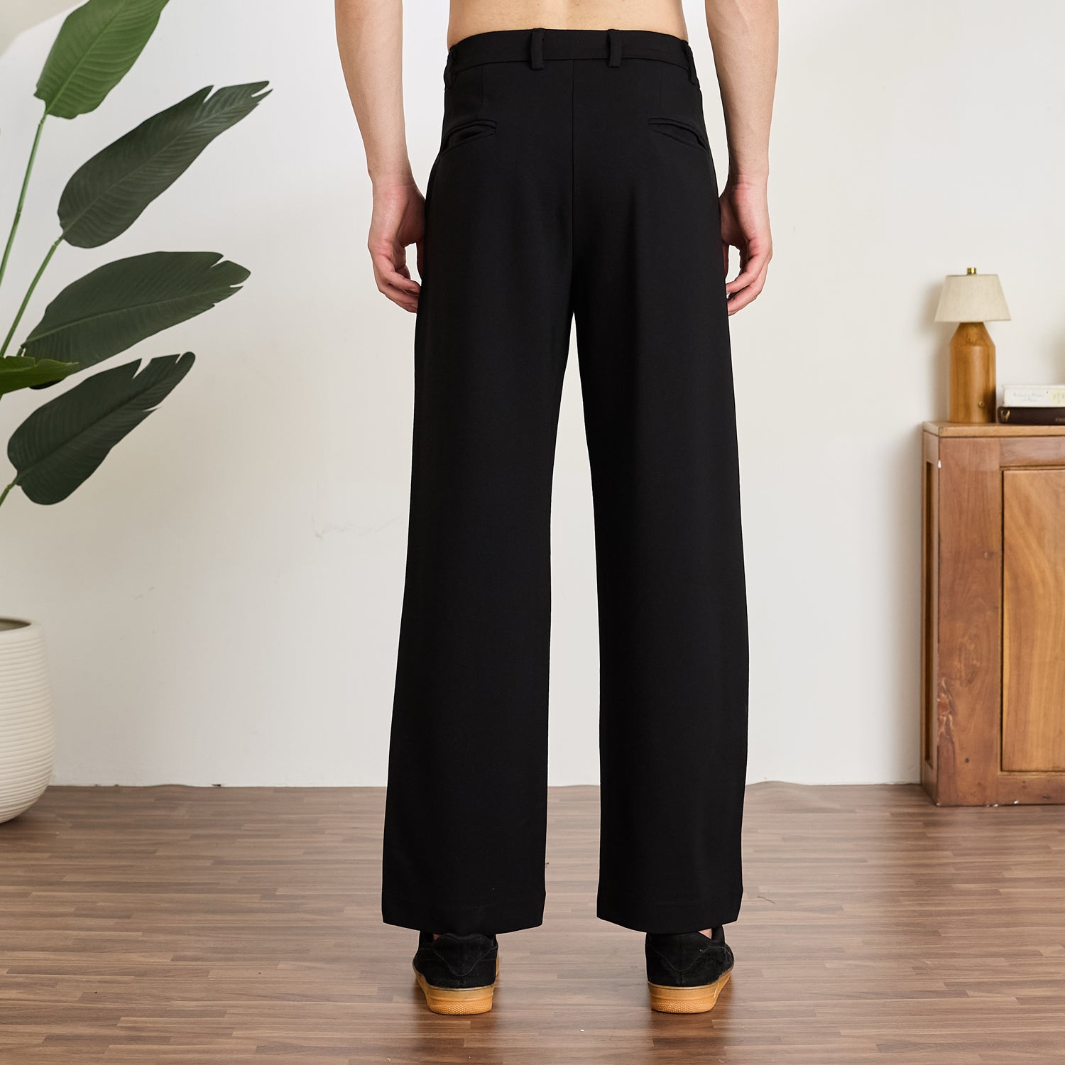 Black Ponty Roma Pleated Pants