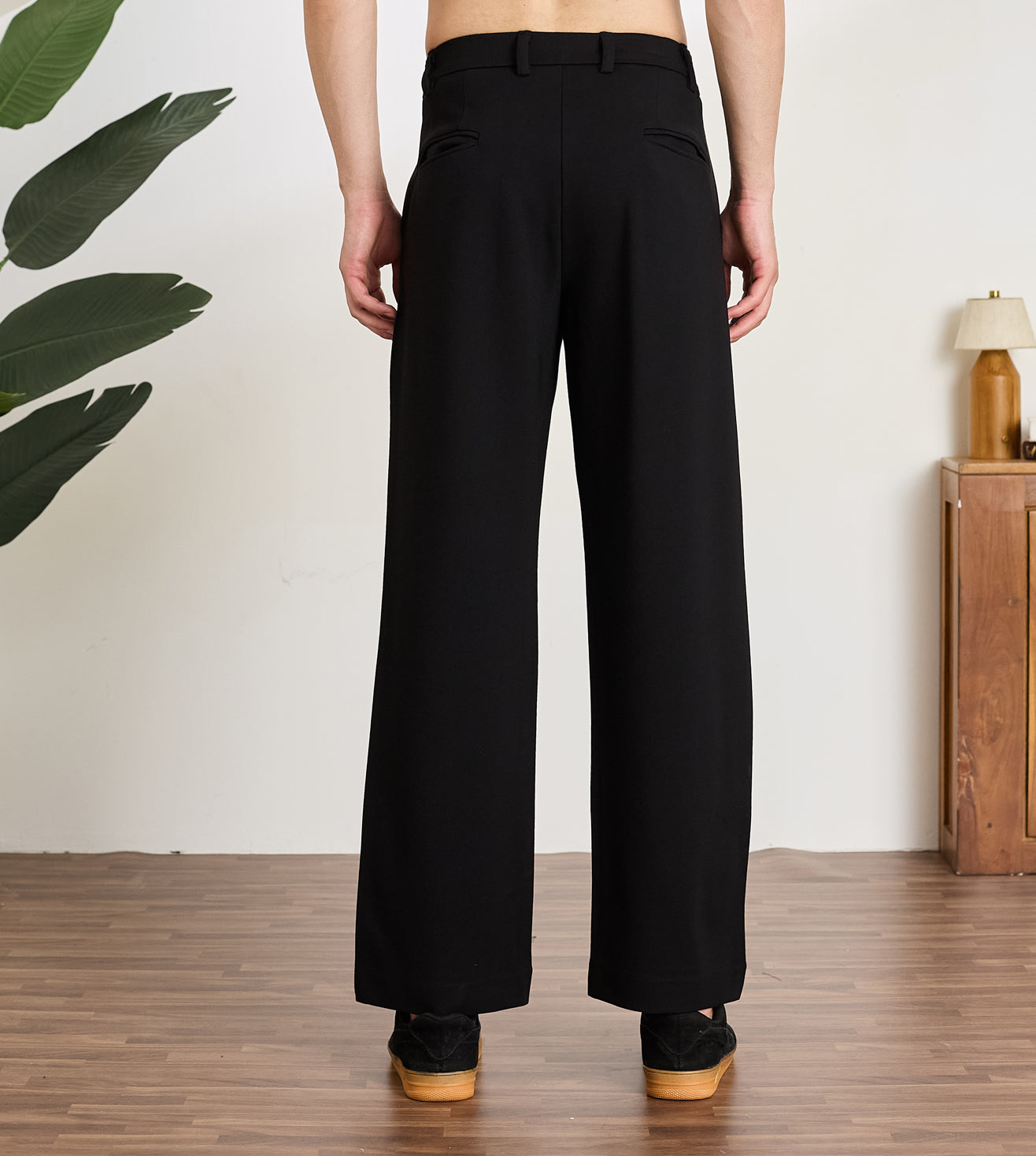 Black Ponty Roma Pleated Pants