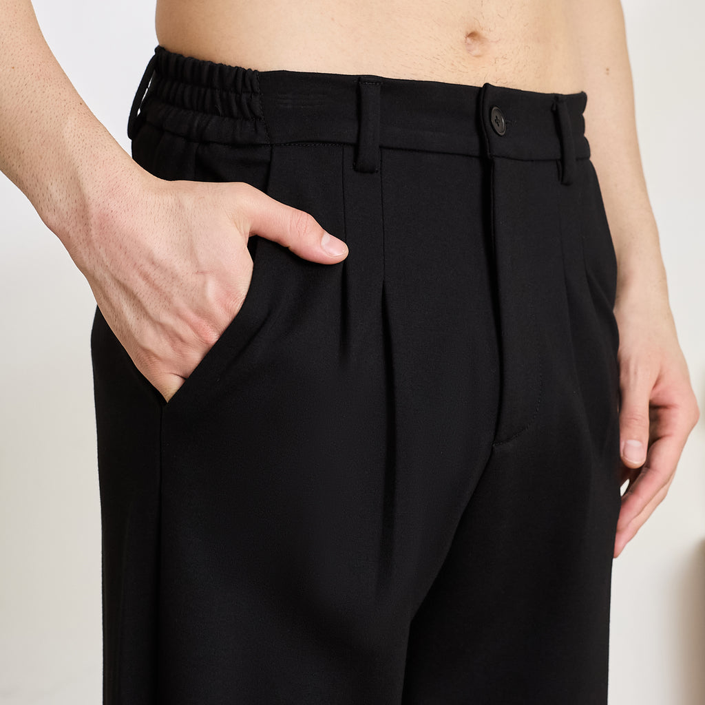 Black Ponty Roma Pleated Pants