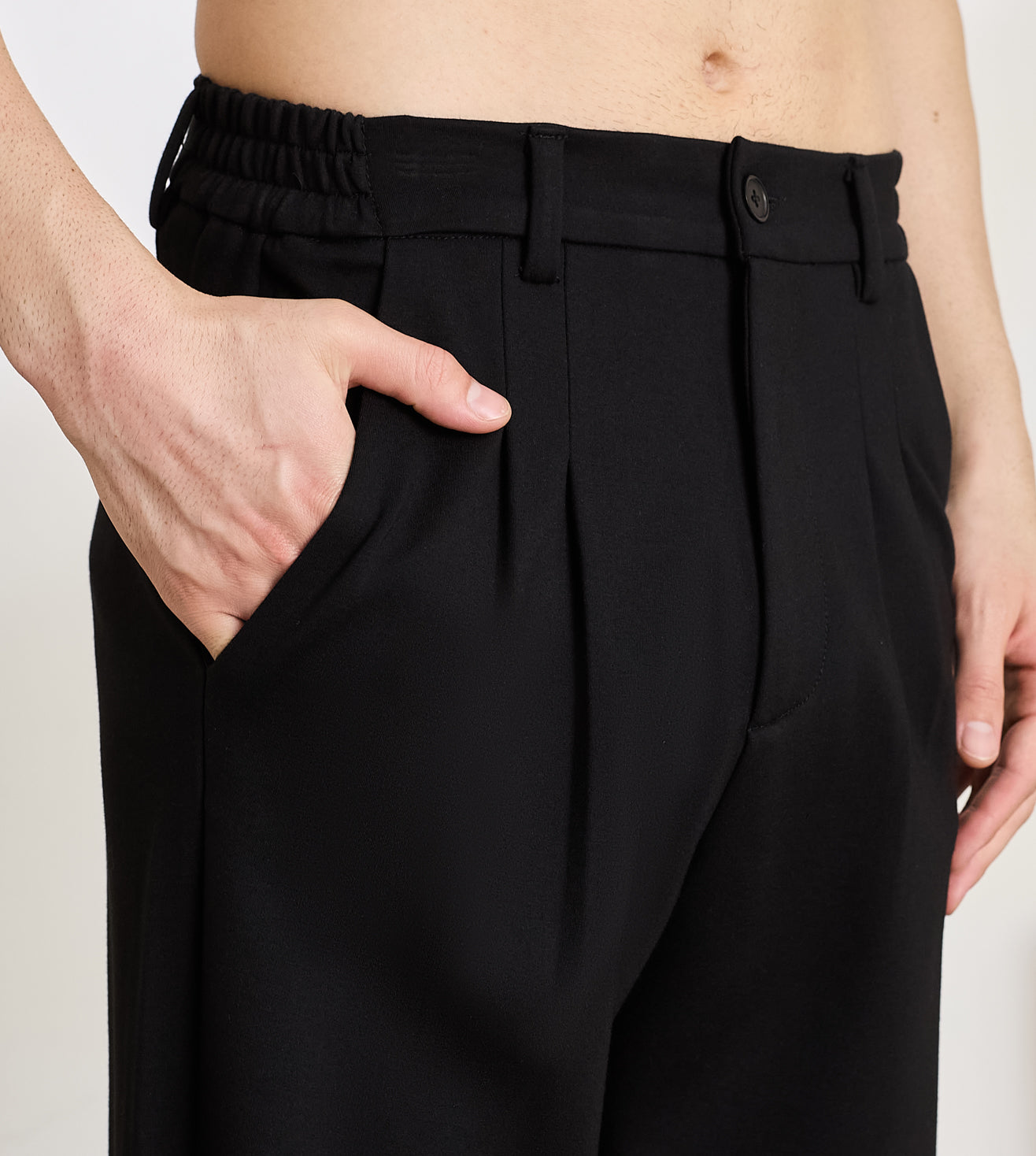Black Ponty Roma Pleated Pants