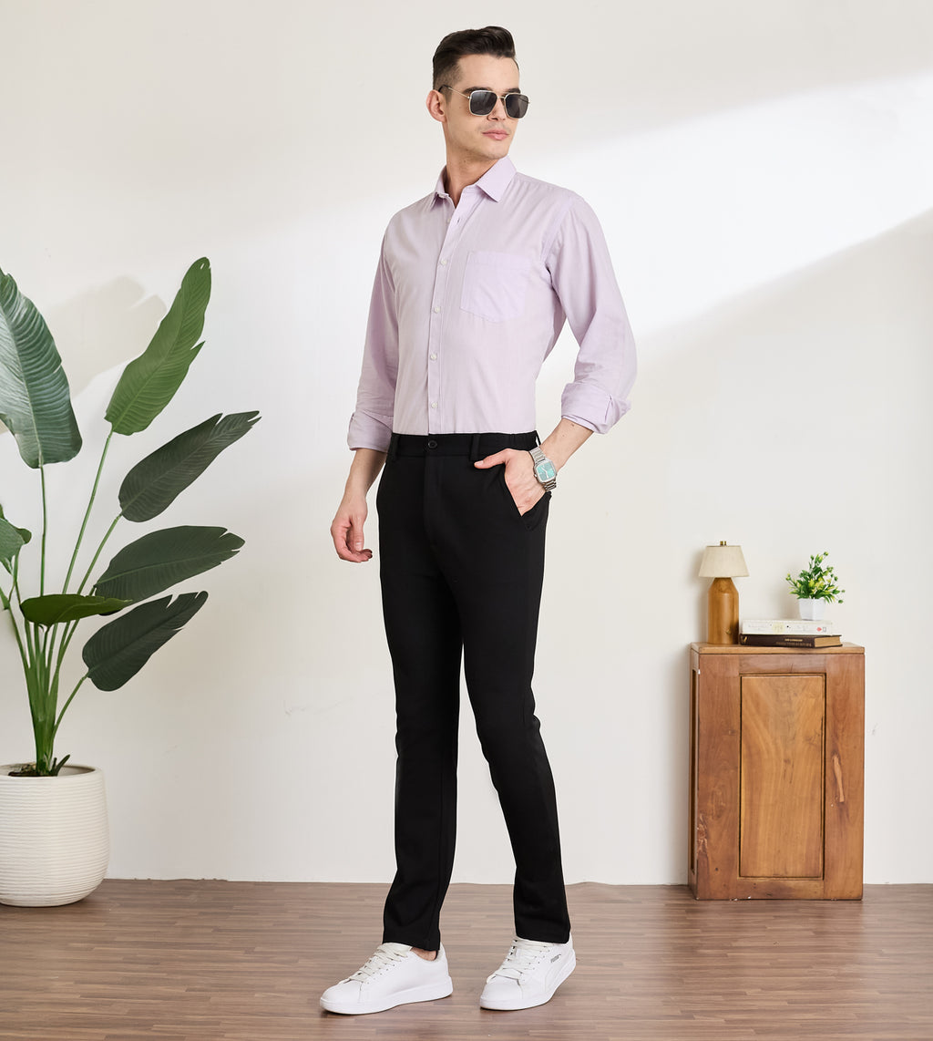 Black Ponty Roma Slim Fit Pants