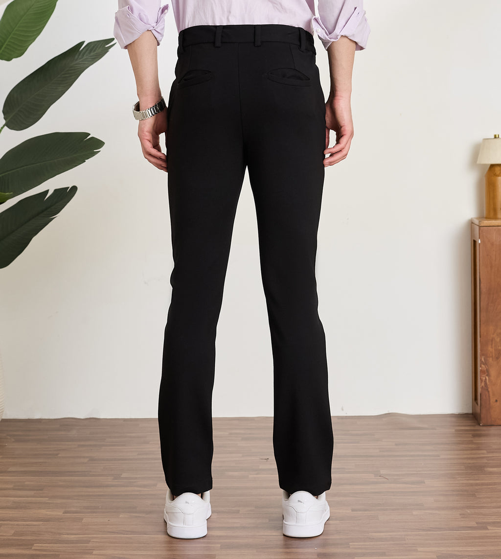 Black Ponty Roma Slim Fit Pants