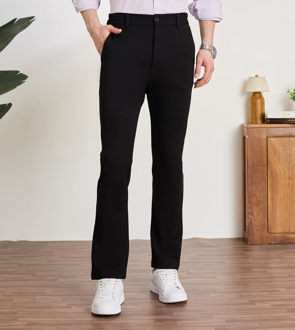 Black Ponty Roma Slim Fit Pants