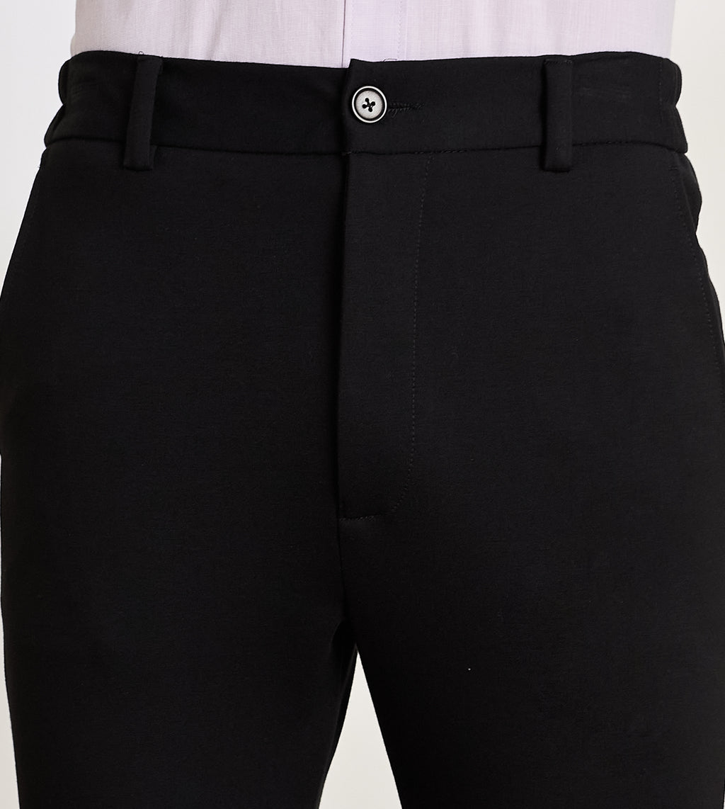 Black Ponty Roma Slim Fit Pants