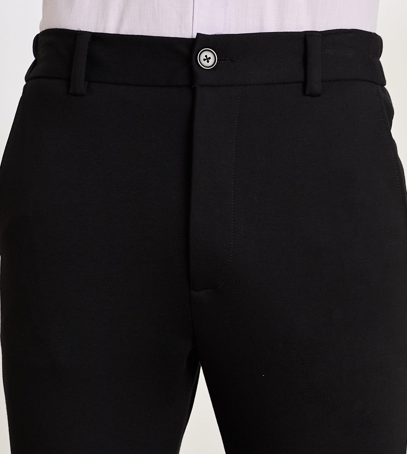 Black Ponty Roma Slim Fit Pants