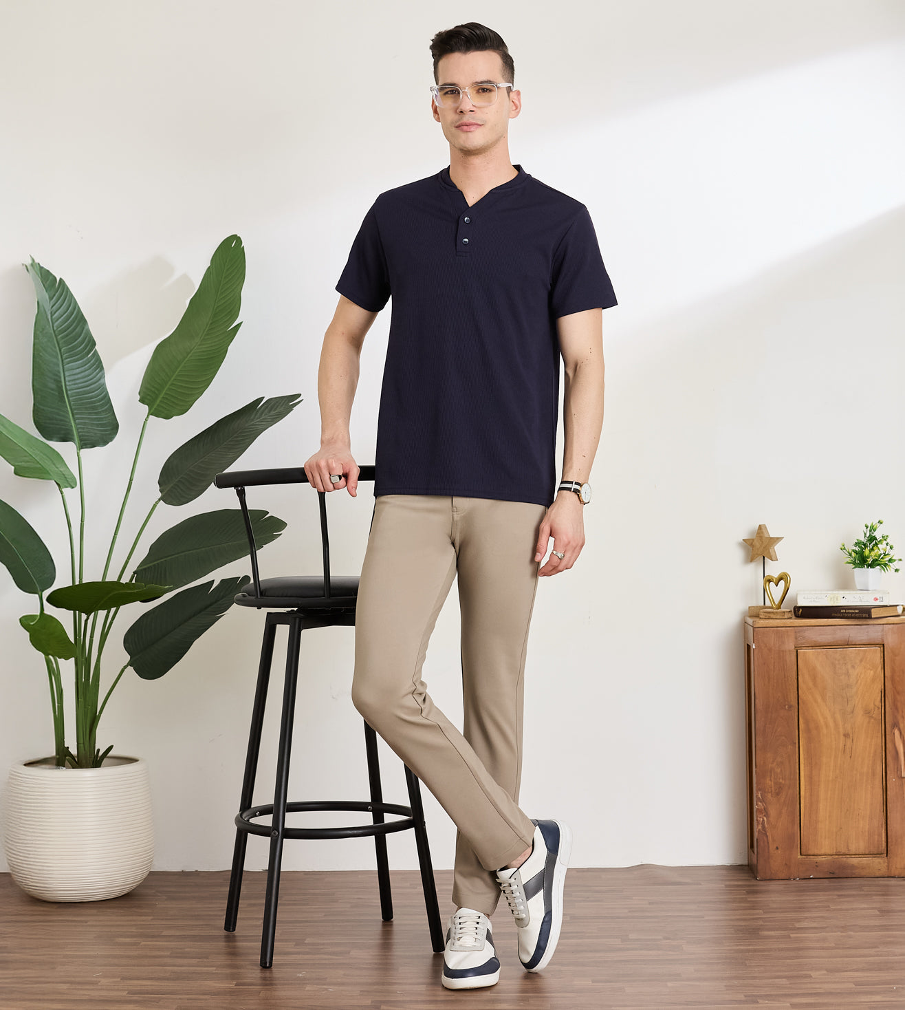 Grey Ponty Roma Slim Fit Trousers