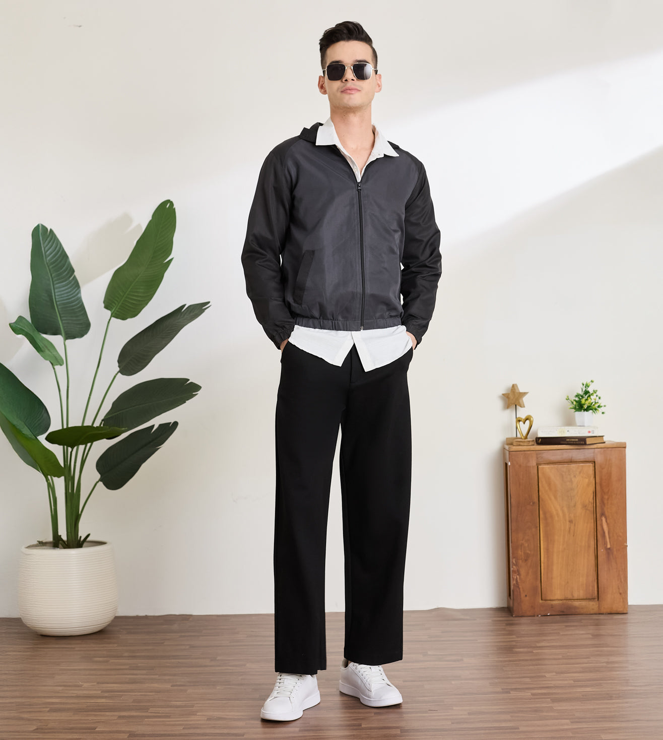 Black Ponty Roma Wide Leg Trousers
