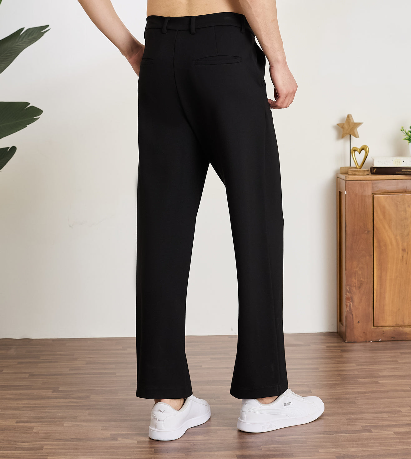 Black Ponty Roma Wide Leg Trousers