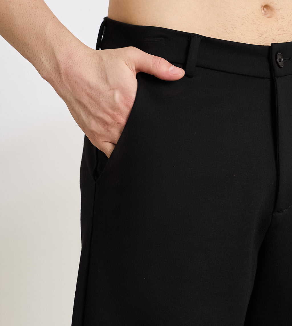 Black Ponty Roma Wide Leg Trousers