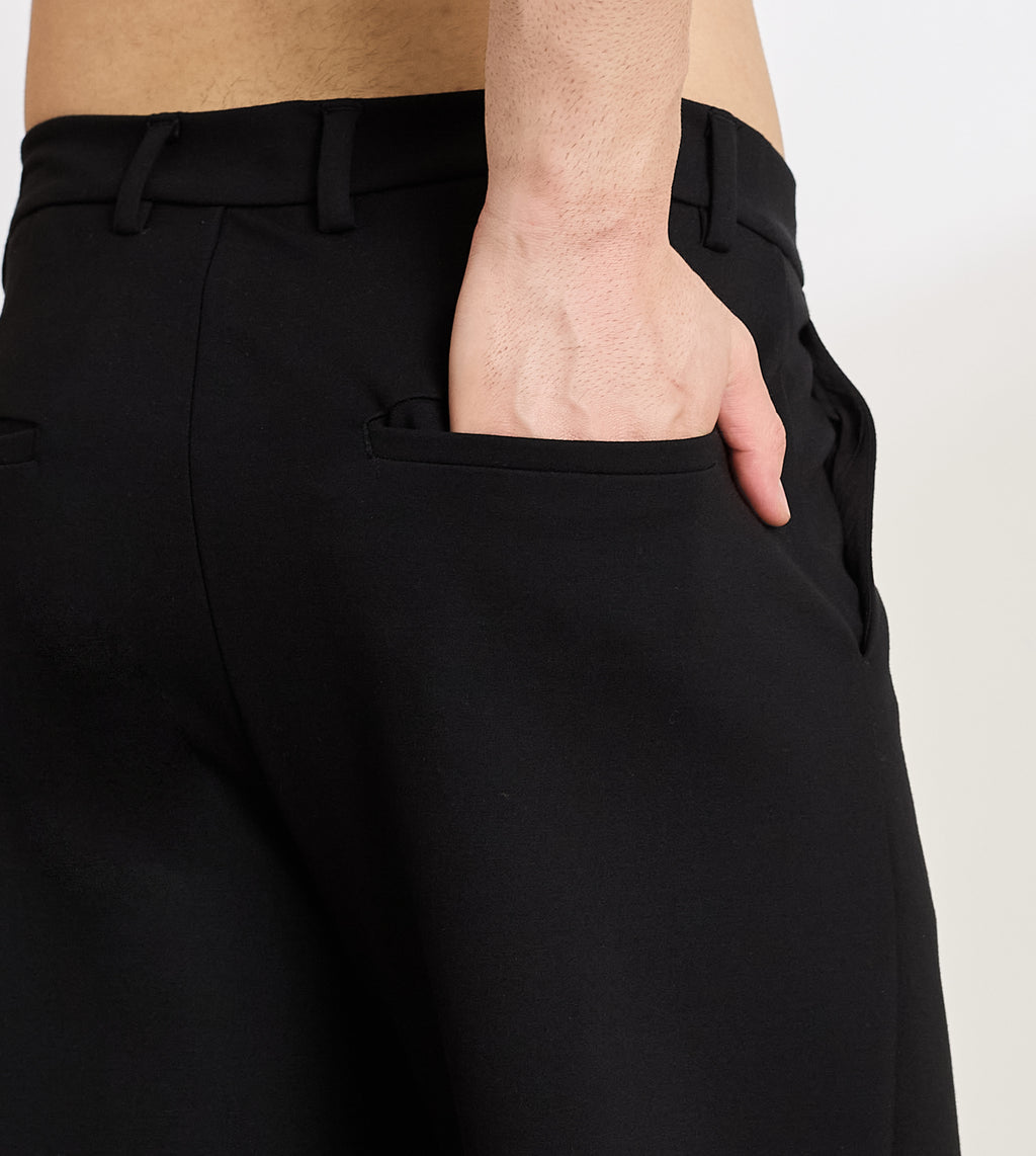 Black Ponty Roma Wide Leg Trousers