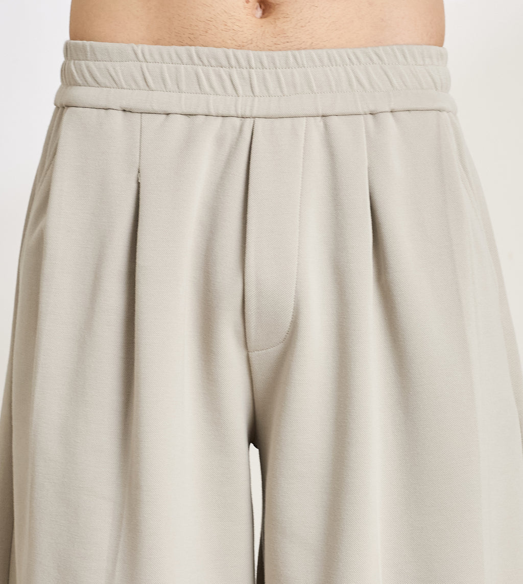 Stone Cotton Dobby Barrel Pants